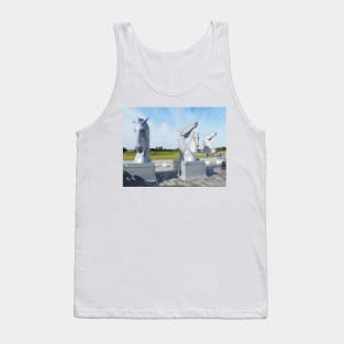 the Kelpies jigsaw puzzle , Helix park, Falkirk jigsaw Tank Top